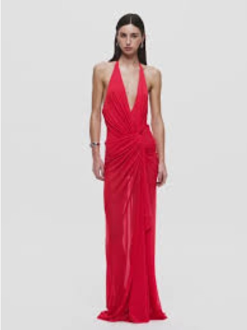 Bec & Bridge Halter Backless Maxi Gown
